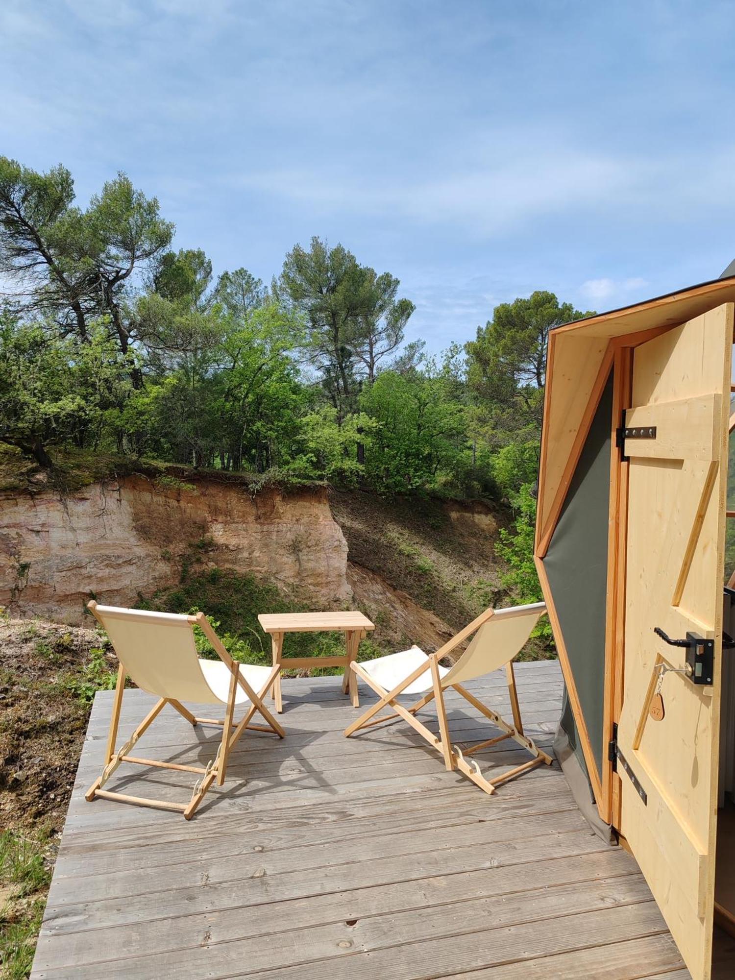 Camping Le Colorado Rustrel Kültér fotó